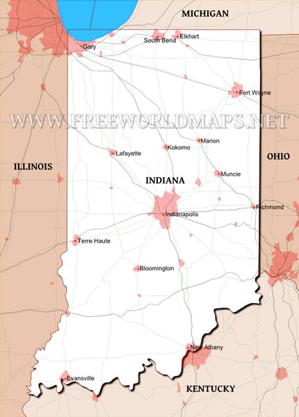 Indiana map