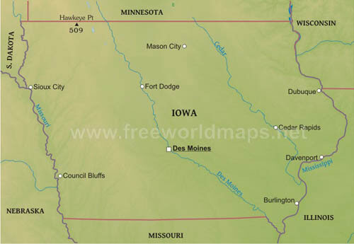 Iowa geography