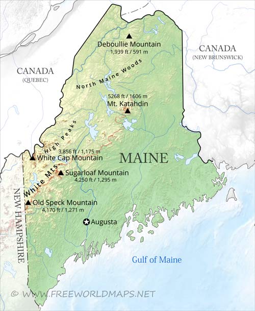 Maine mountains