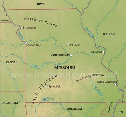 Missouri geography
