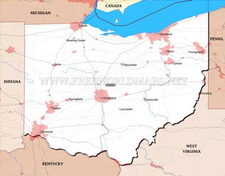 Ohio maps