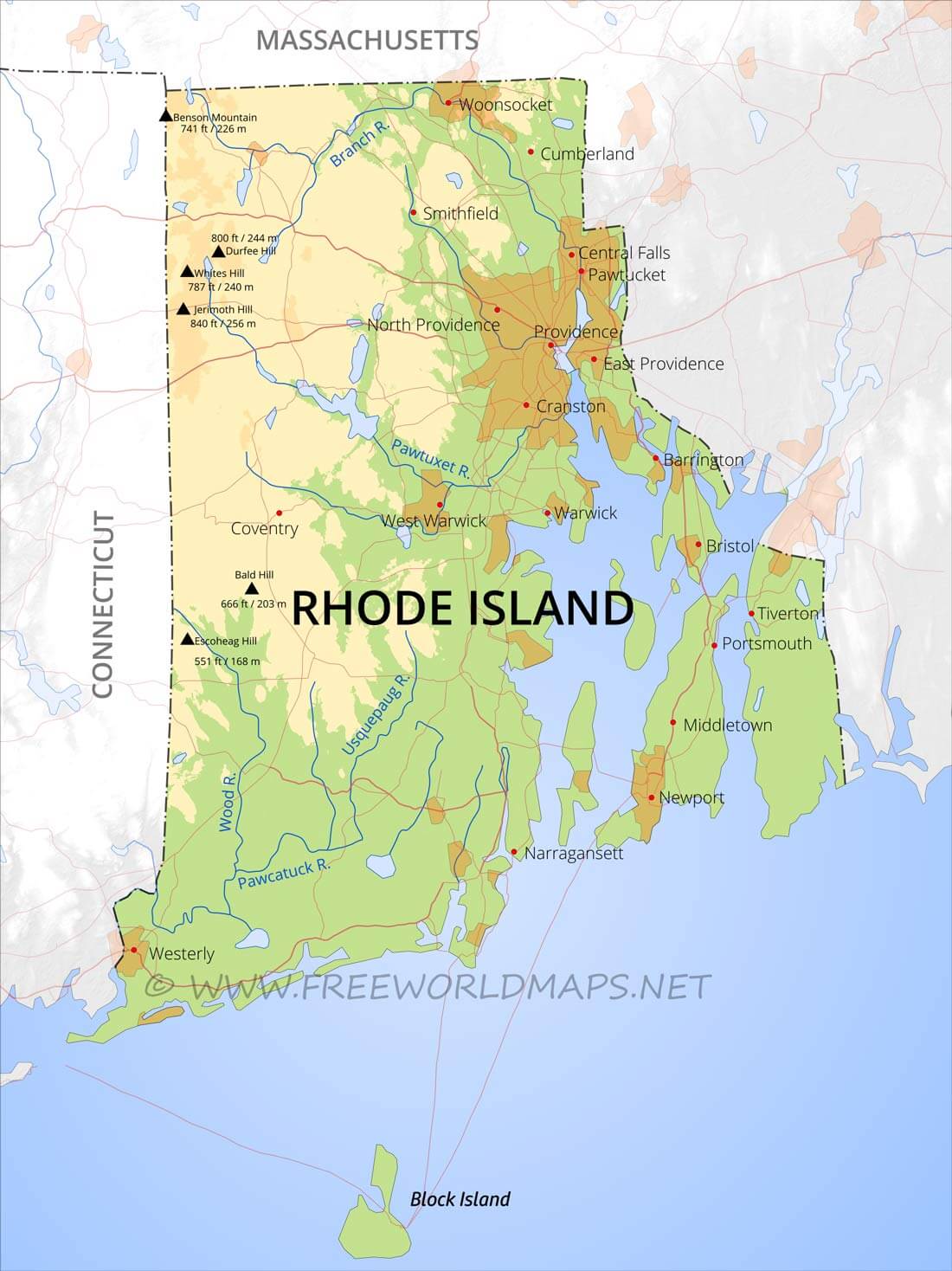 Rhode+island+map+with+