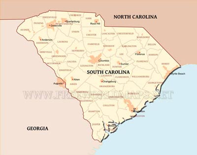 South Carolina maps