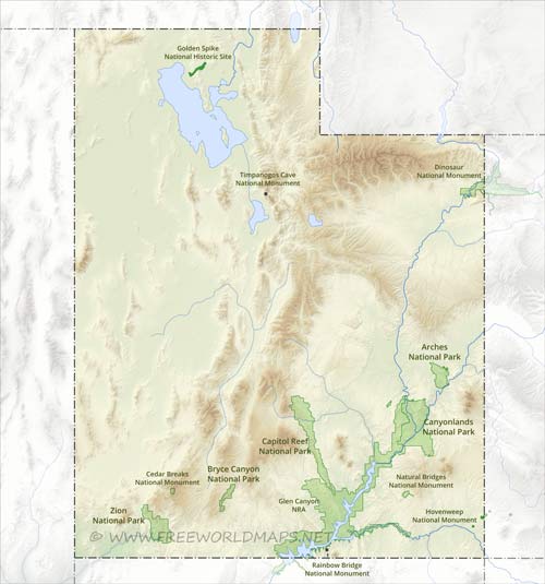 Utah National Parks, National monuments