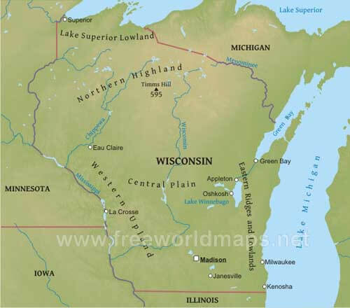 Wisconsin geography