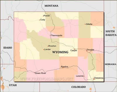 Wyoming maps Wyoming maps