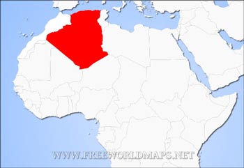Algeria location map