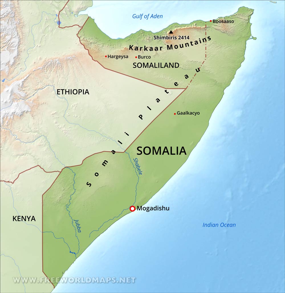 Geological Map Of Somalia Geology SDNA
