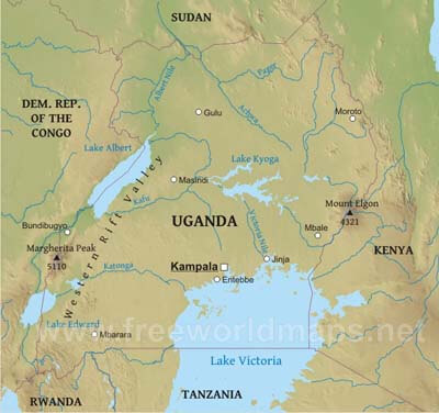 Uganda geography