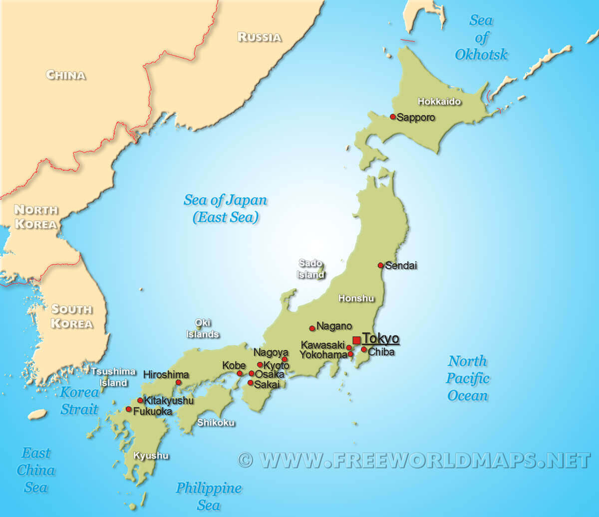 Japan Map Japan Map