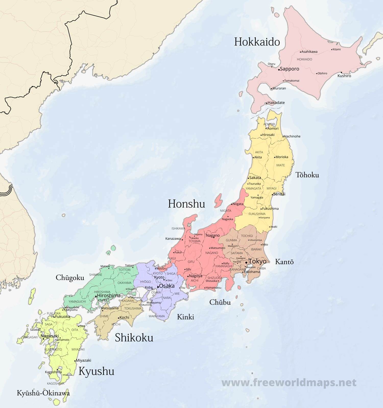 Japan Map