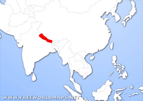 Where Is Nepal Located On The World Map Where Is Nepal Located On The World Map