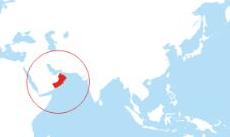 Oman location map