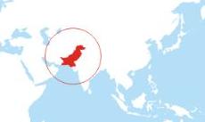 Pakistan location map