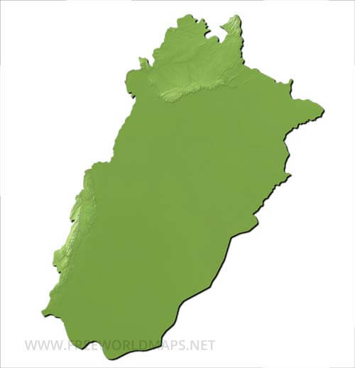 Punjab HD blank map