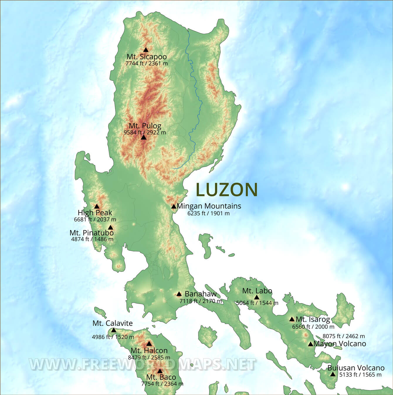 Philippine Luzon Map Images And Photos Finder