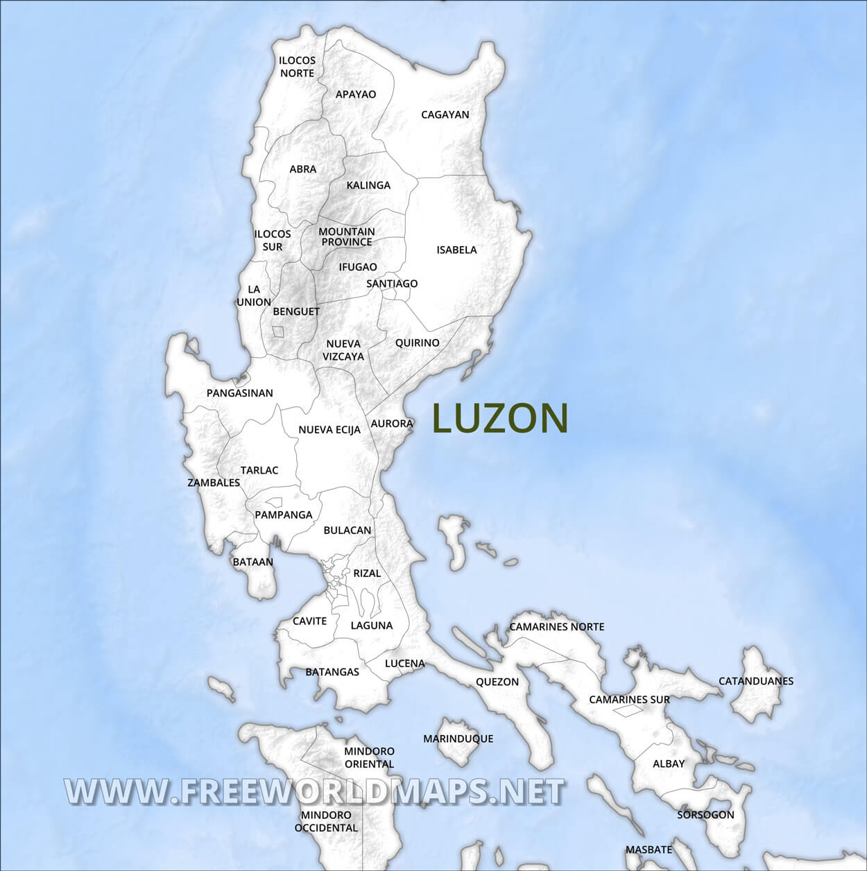 Maps Of Luzon Philippines Free Printable Maps | Images and Photos finder
