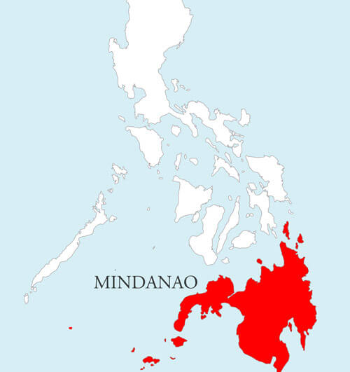 Mindanao location Philippines