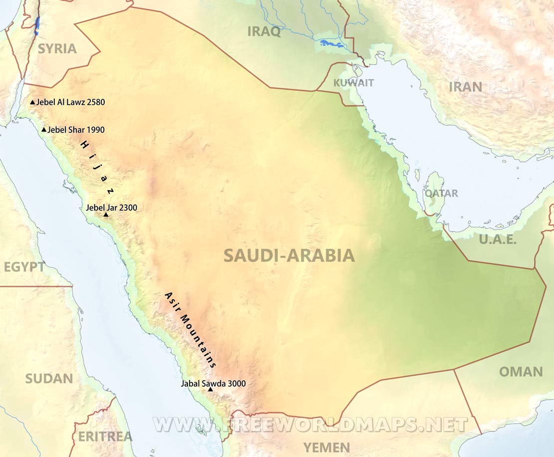 Image result for saudi arabia mountains