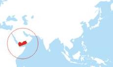 Yemen location map