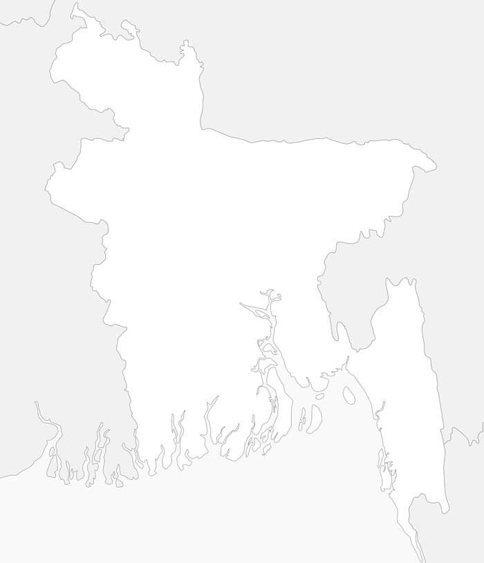 HD Karte Bangladesch