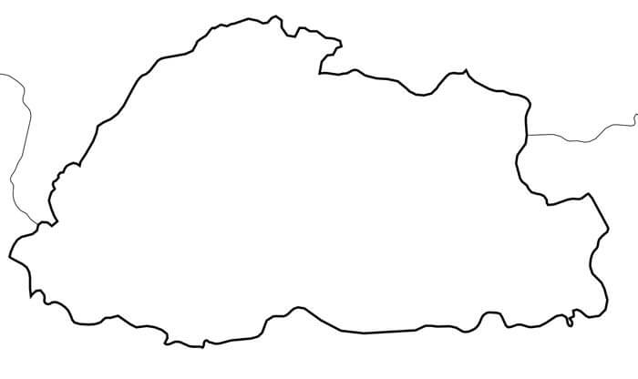 HD Karte Bhutan