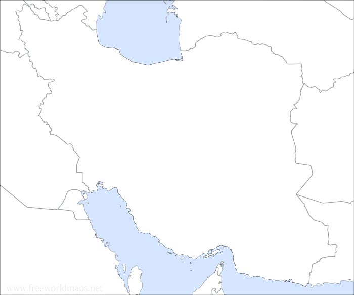 HD Karte Iran