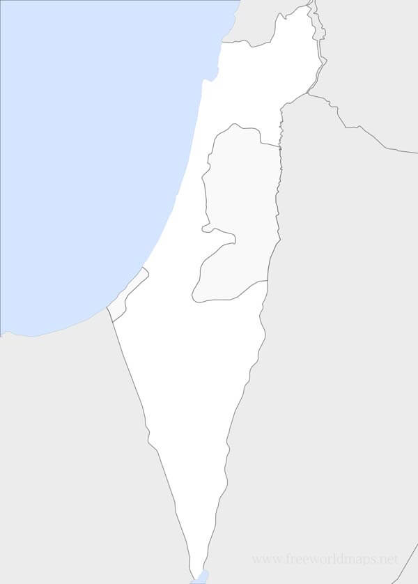 HD Karte Israel