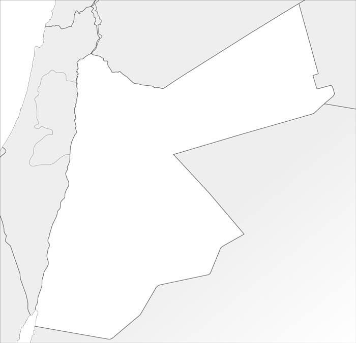 HD Karte Jordanien