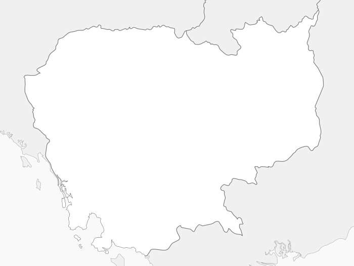 HD Karte Kambodscha