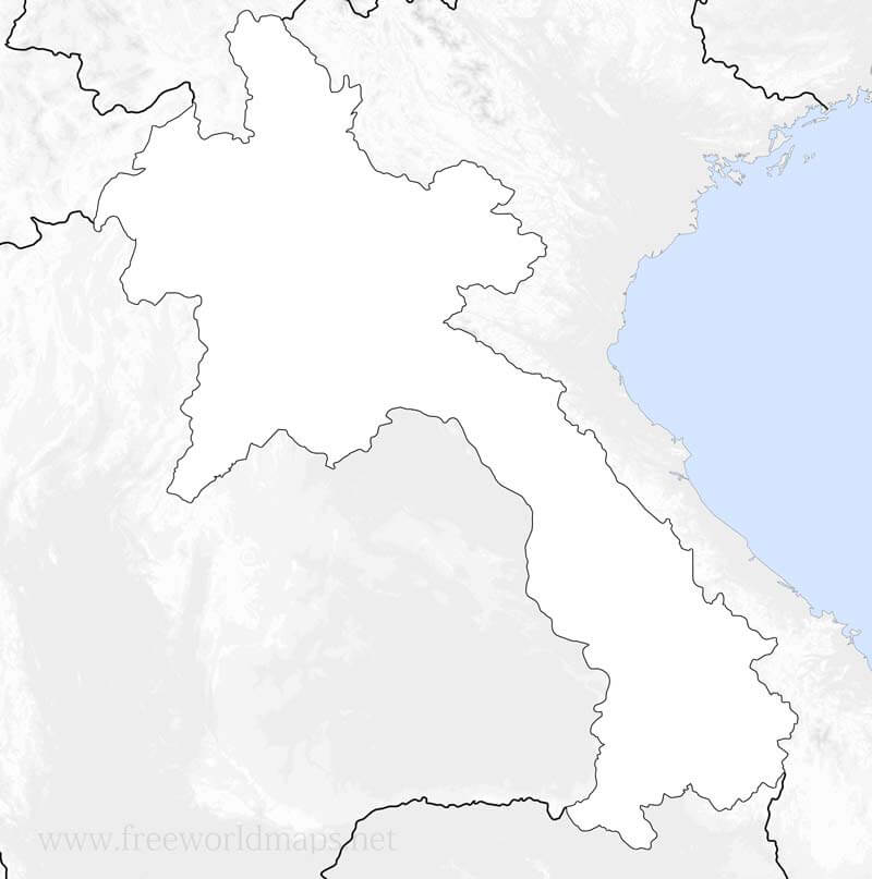 HD Karte Laos