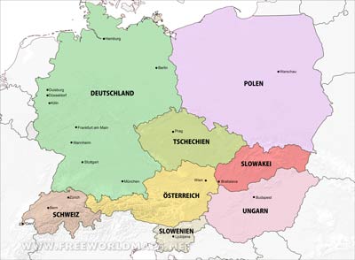 Mitteleuropäische Staaten