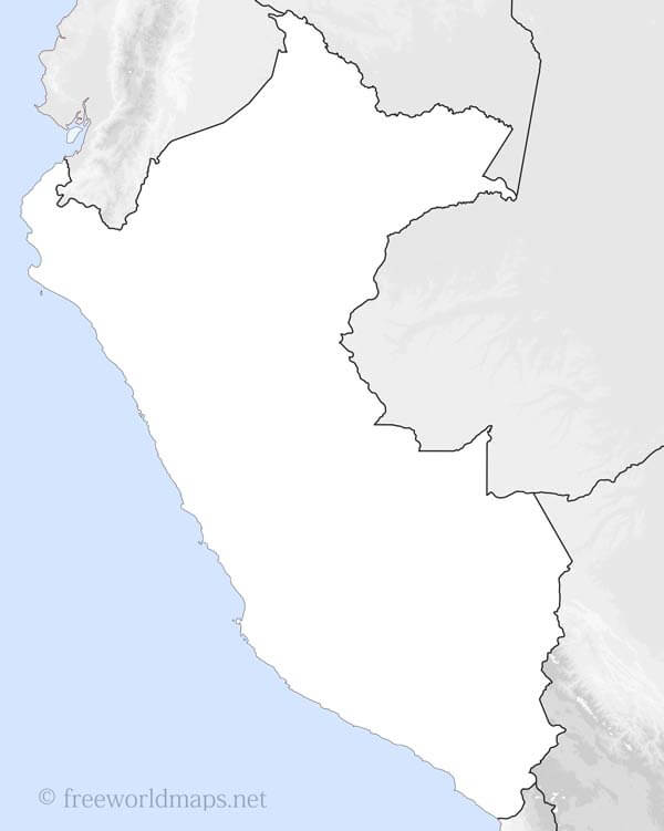 HD Karte Peru