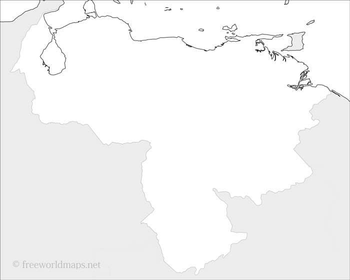 HD Karte Venezuela