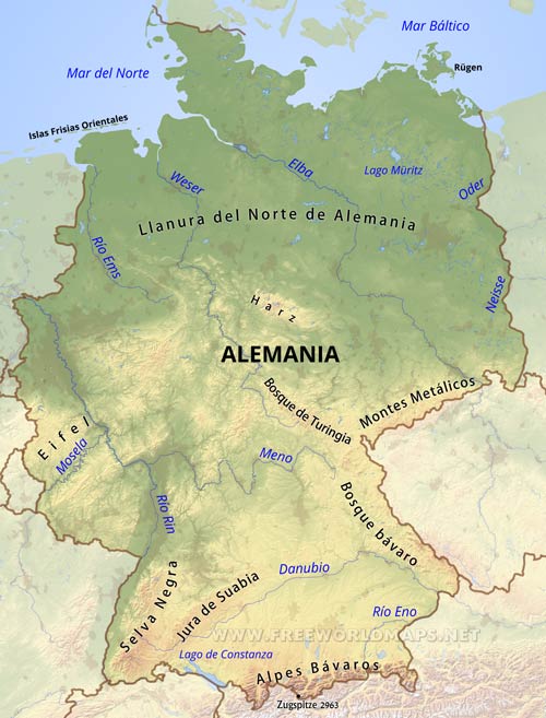 Alemania mapa