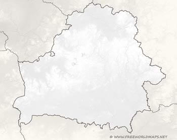 Bielorrusia - mapa mudo