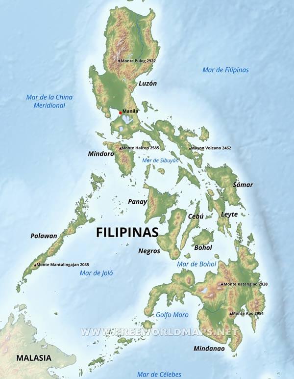 Filipinas mapa