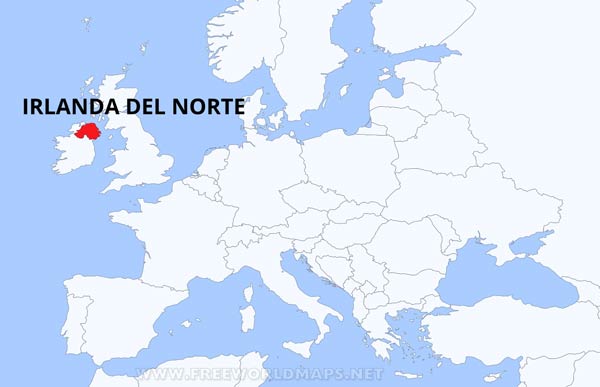 ¿Dónde está Irlanda del Norte?