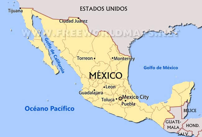 Mexico mapa