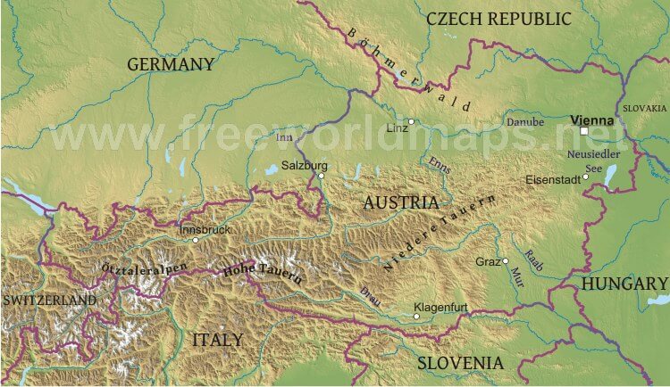 Austria geography Austria geography