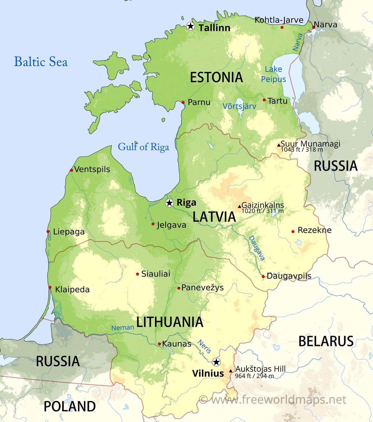 world map baltic sea