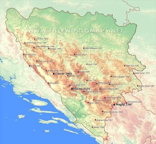 Bosnia mountains