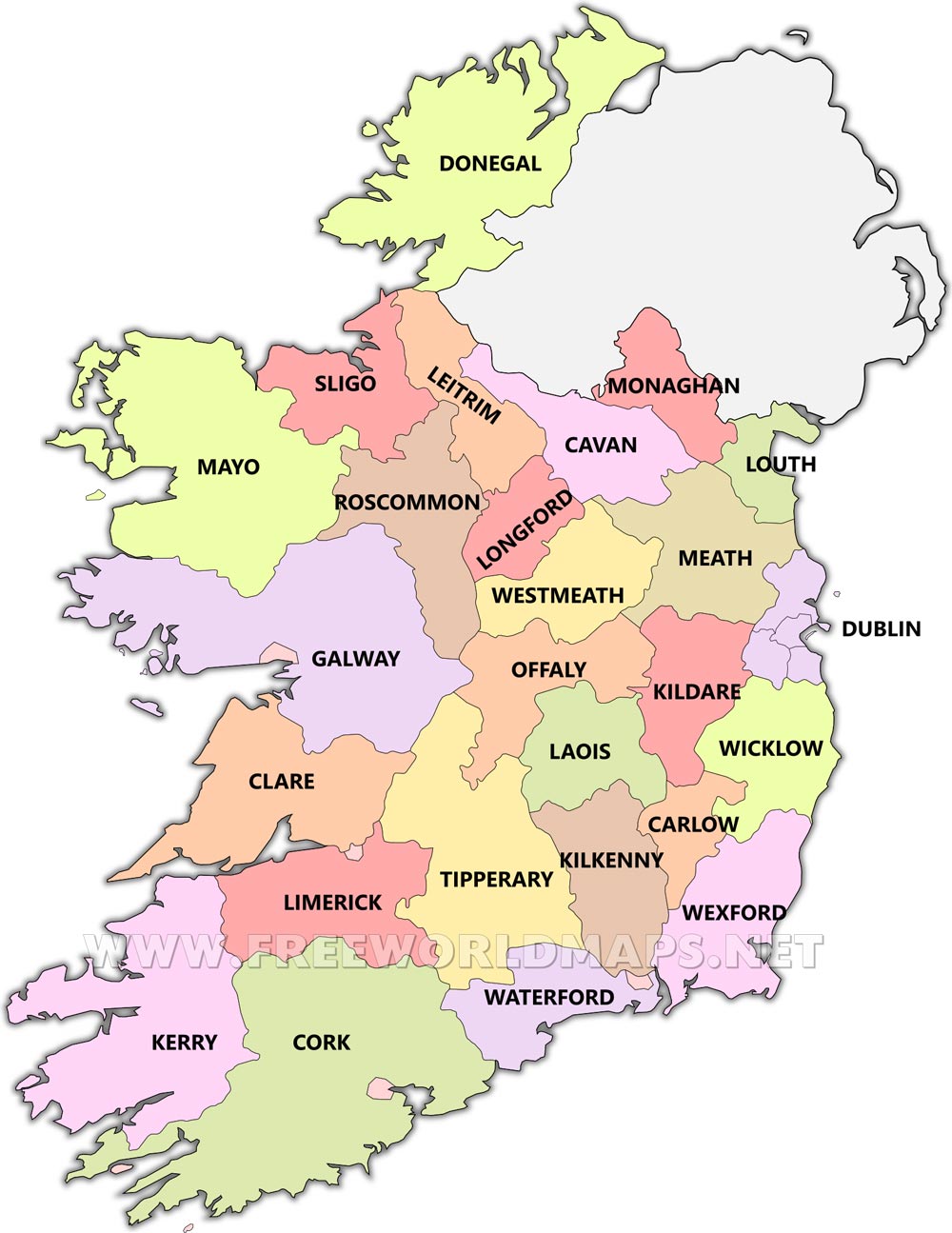 Map Of Ireland In Counties Map Of Spain Andalucia 27342 | Hot Sex Picture