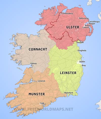 Ireland provinces Ireland provinces