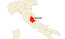 Umbria location map