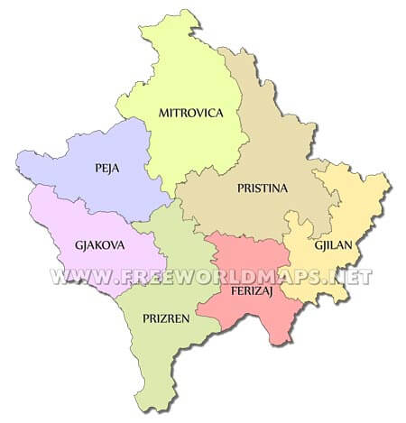 Kosovo districts