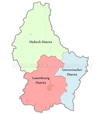 Luxembourg districts