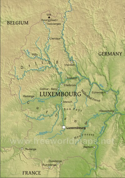 Luxembourg geography