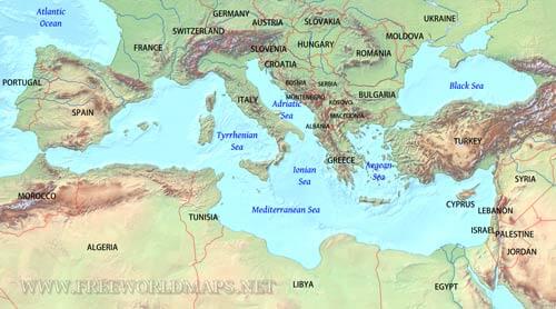 Mediterranean region geography