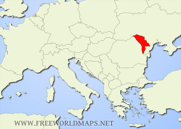 Where Is Moldova Located On The World Map